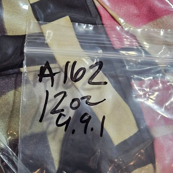 Anthropologie Yoana Baraschi Silk Blend Dress 8 – Colorblock Modern Art Cocktail - Picture 11 of 11